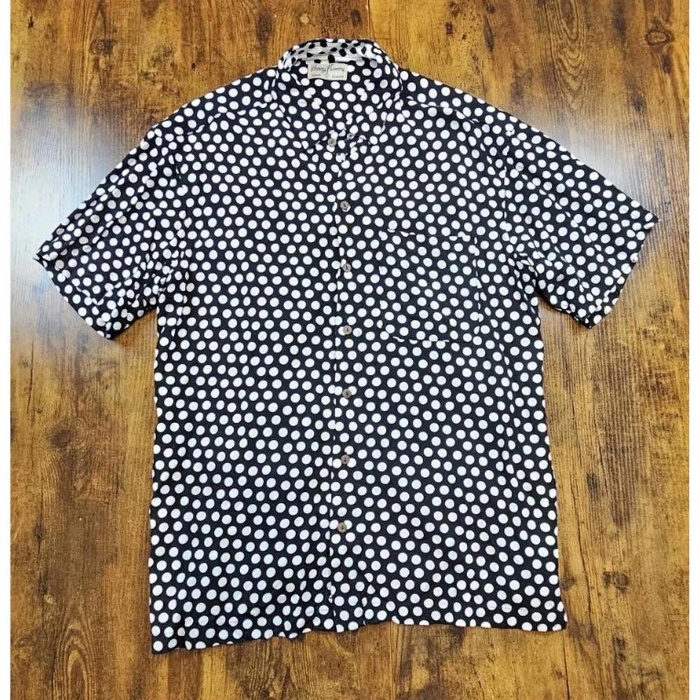 Kenny Flowers The Drippin’ Dots Short Sleeve Shirt Mens Size Large